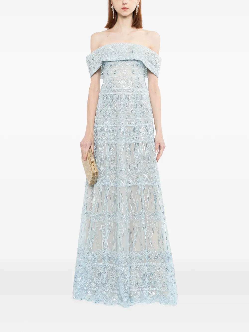 Beaded Tulle Dress
