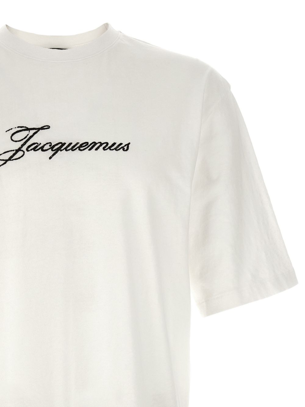 Silk and Nylon Blend Crew Neck T-Shirt