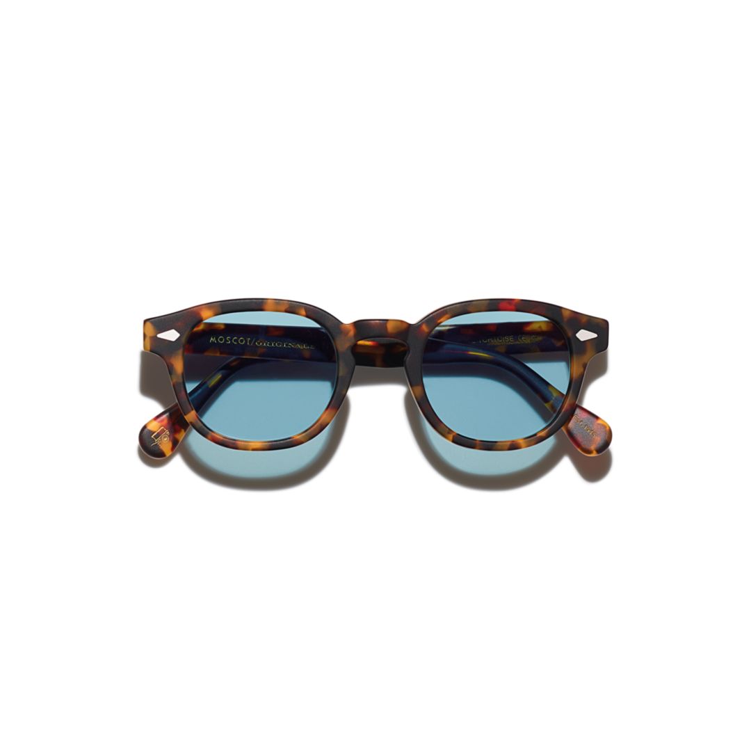 Or-Lem-S Lemtosh Sun Classic Round Tortoiseshell Frame Sunglasses