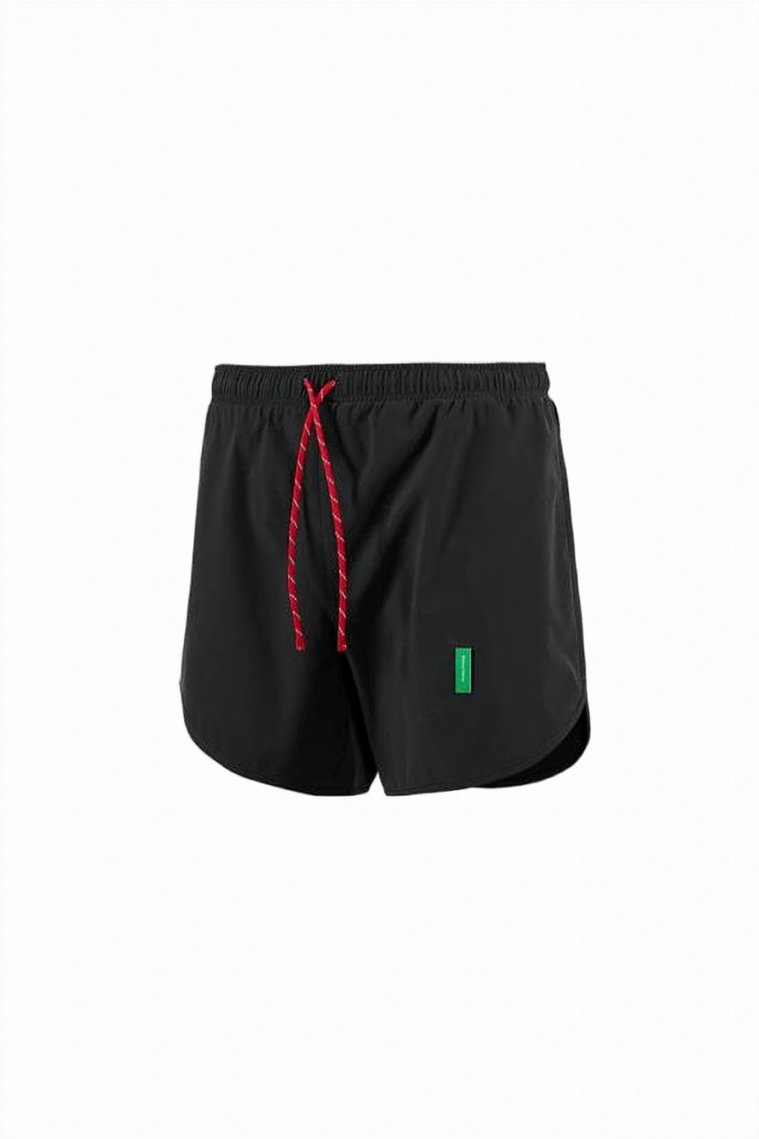 Sleek Black Activewear Shorts with Elastic Waistband