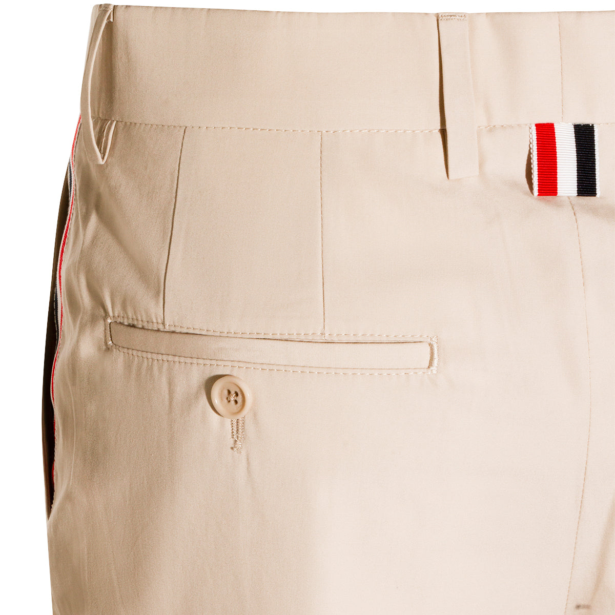 Beige Cotton Pants
