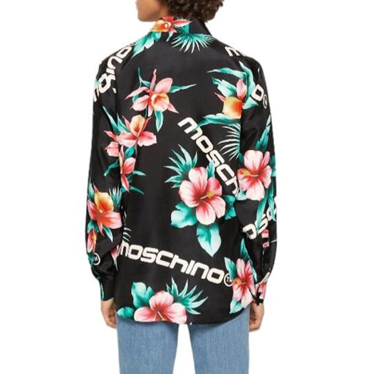 Silk Printed Shirt With Unique Floral Design