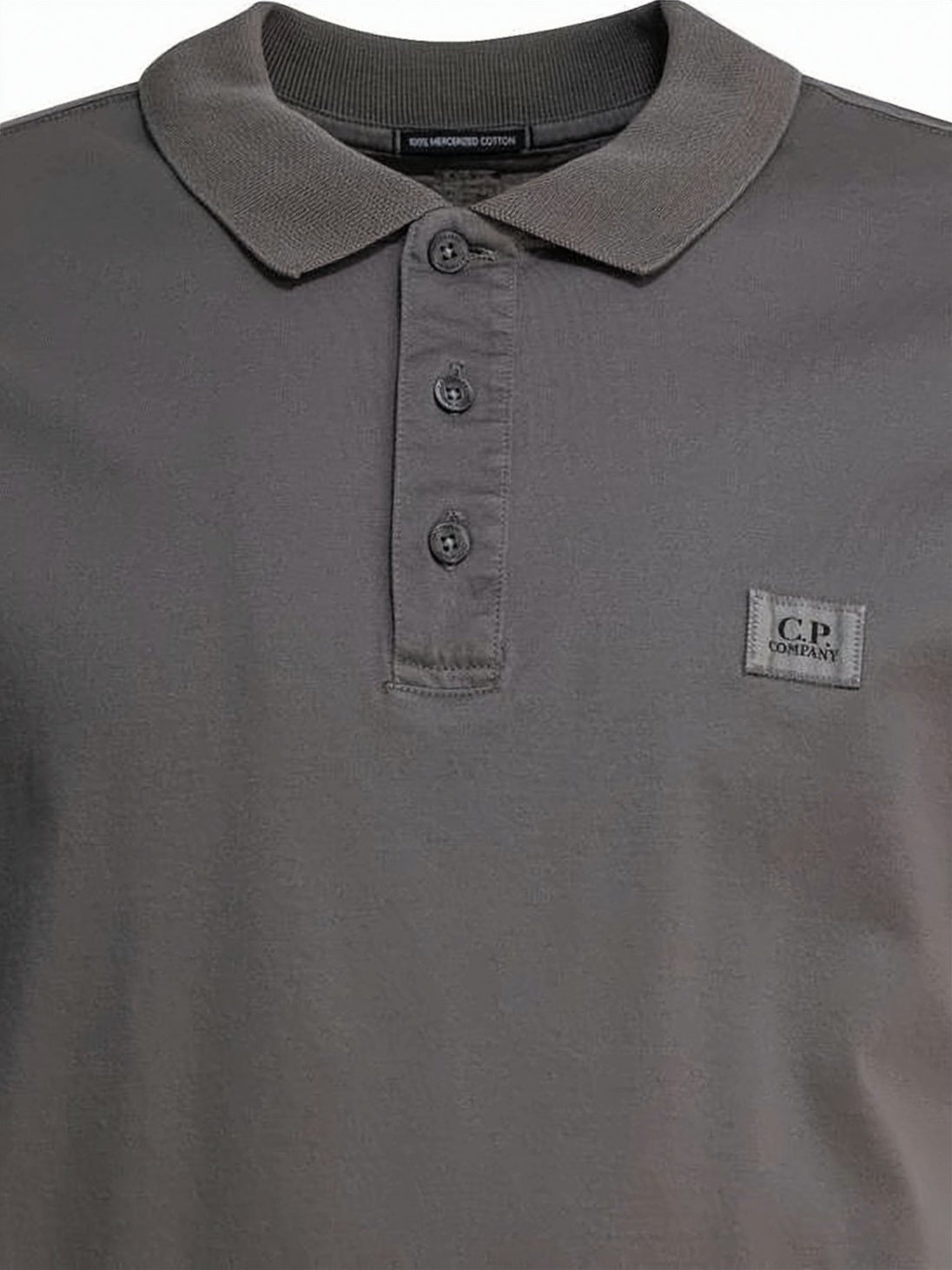 Classic Grey Polo Shirt with Minimalist Design
