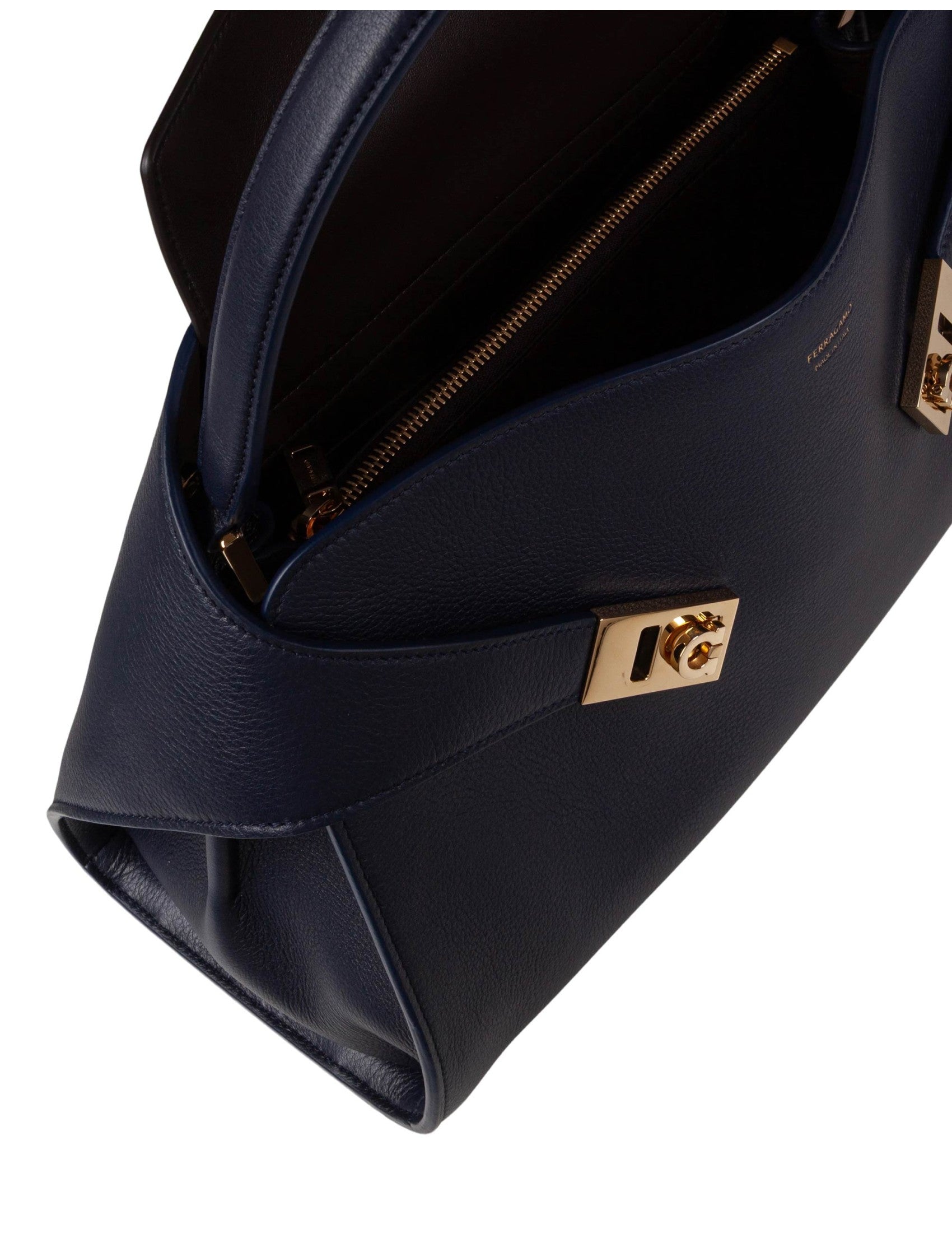 Hug Sh Leather Shoulder Bag, Blue