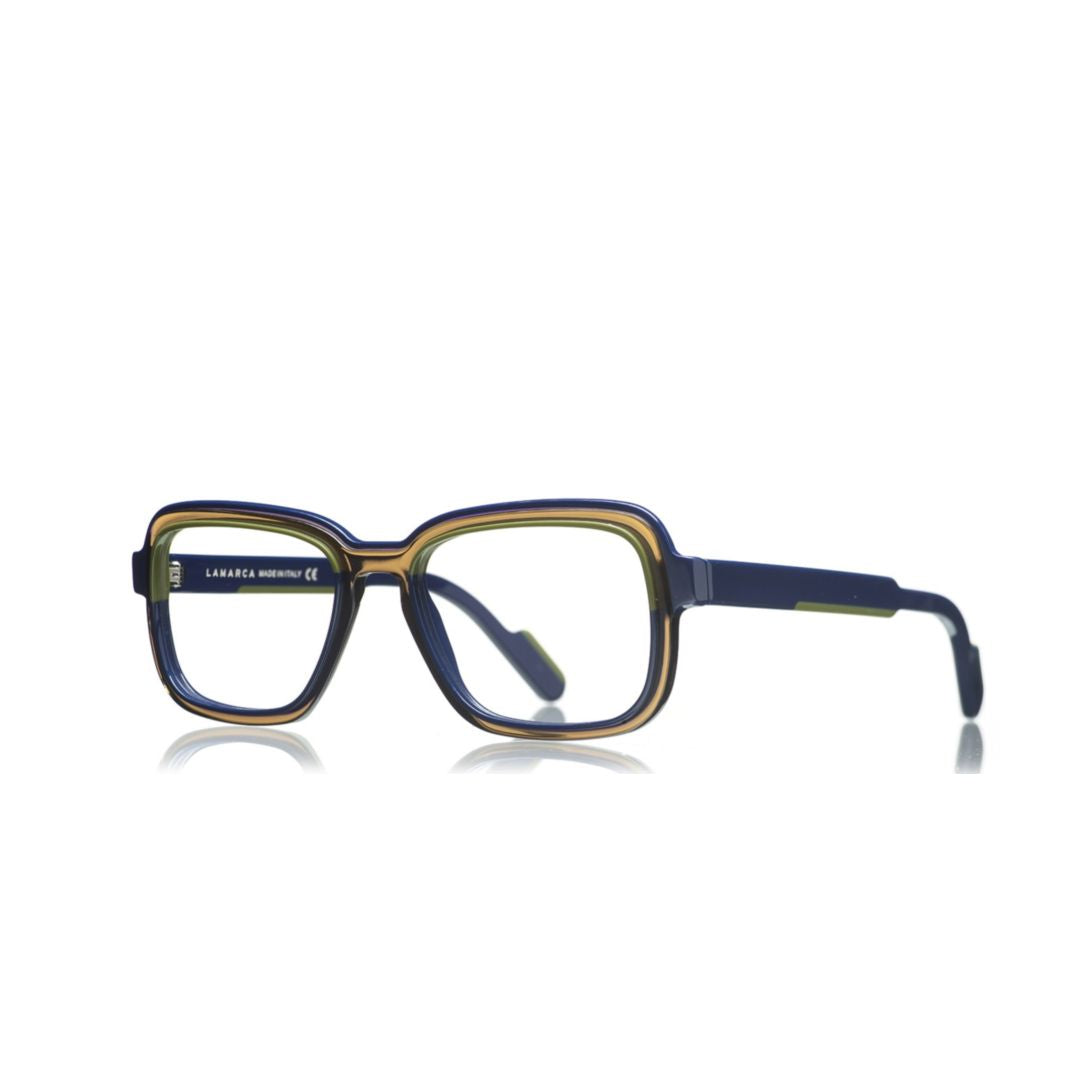 Policromie 177 Oversized Square Frame Gradient Sunglasses with Layered Acetate Construction