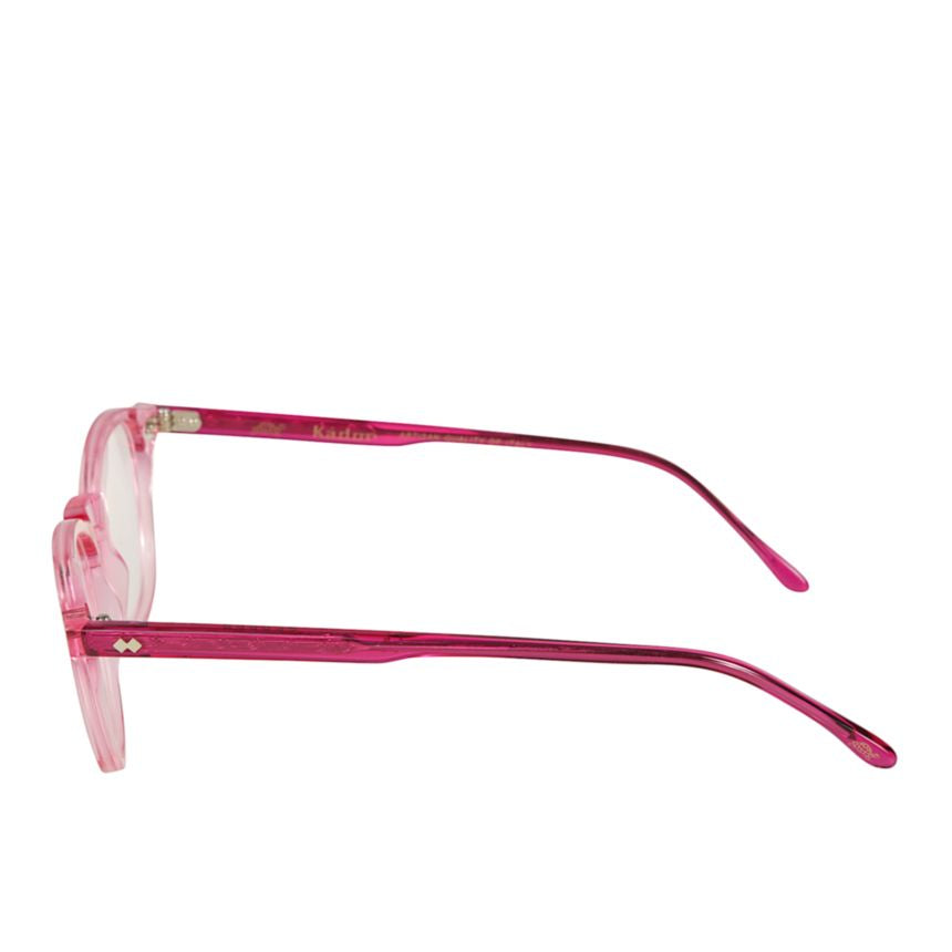 Pepper Translucent Pink Rounded Rectangular Eyeglasses