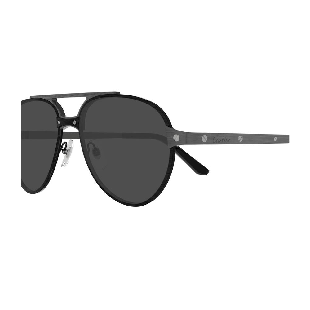 Ct0476S Santos De Ruthenium Metal Pilot Sunglasses
