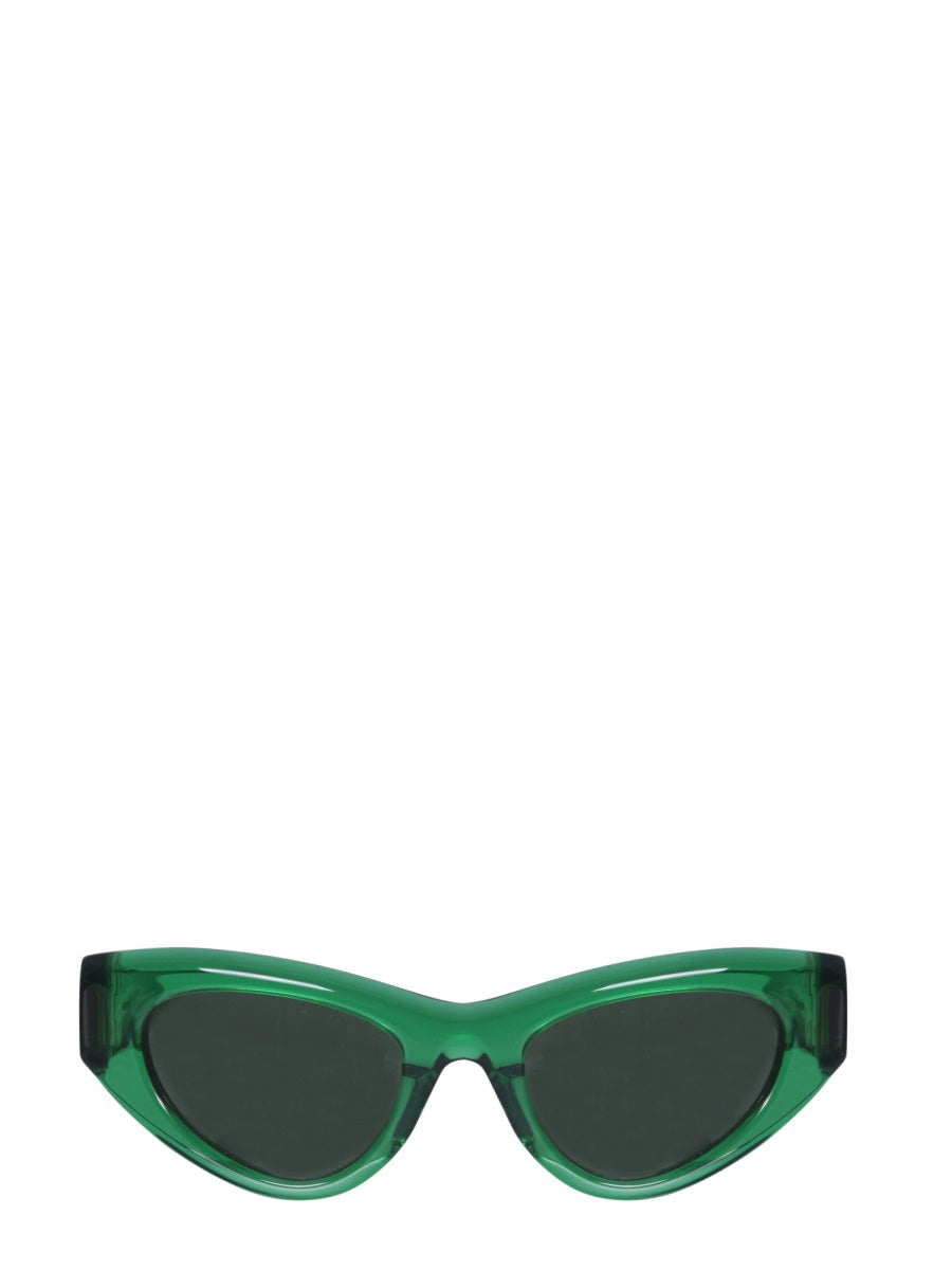 Cat-Eye Sunglasses with Bold Acetate Frame