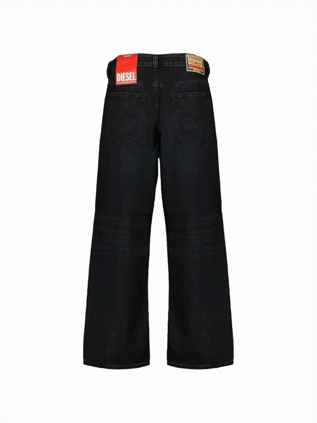 Relaxed Fit Black Denim Pants