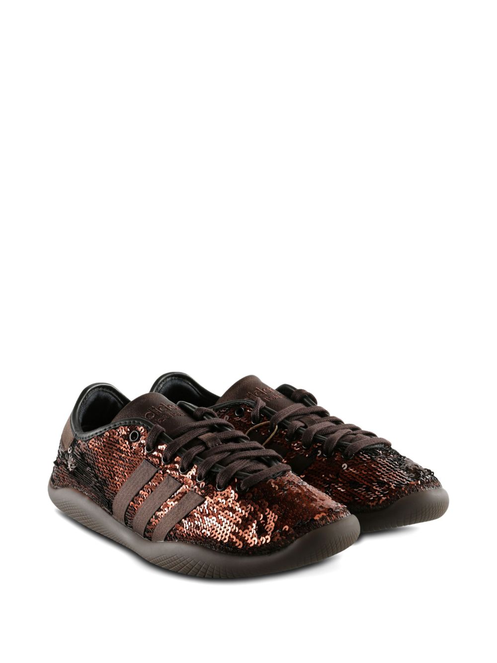 Nylon Trainers with All-Over Sequin