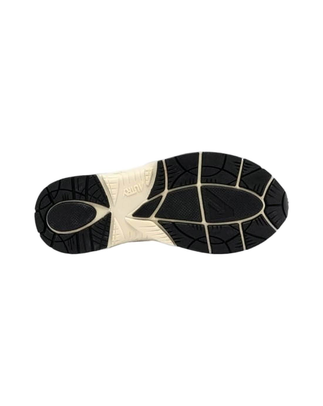 Layered Design Suede and Mesh Sneakers