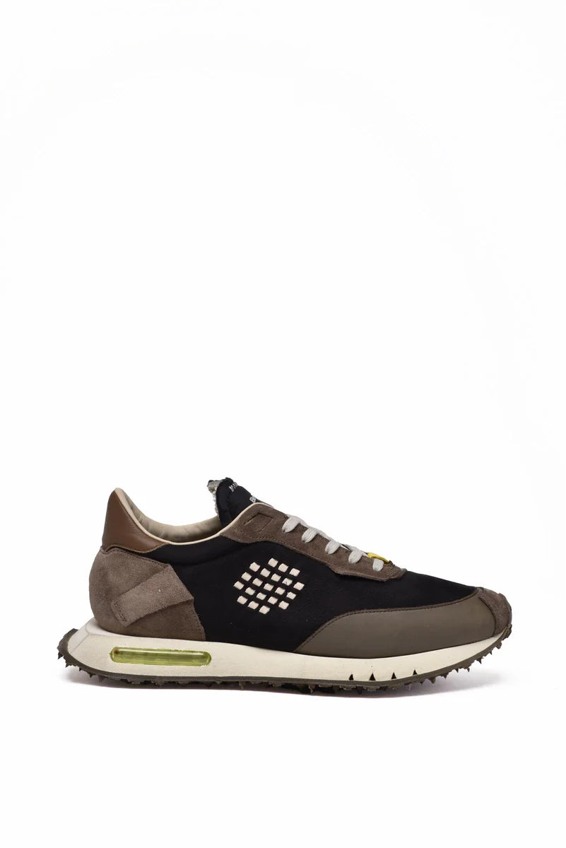 Space Race Sneakers - Black/Taupe