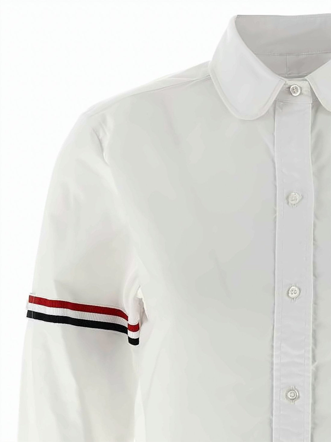 Cropped Button-Down Shirt