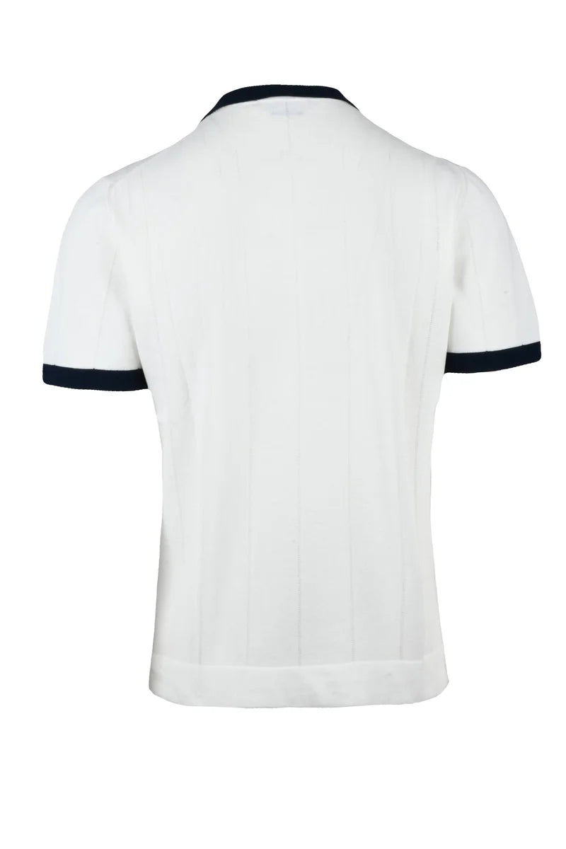 Zip Polo - White