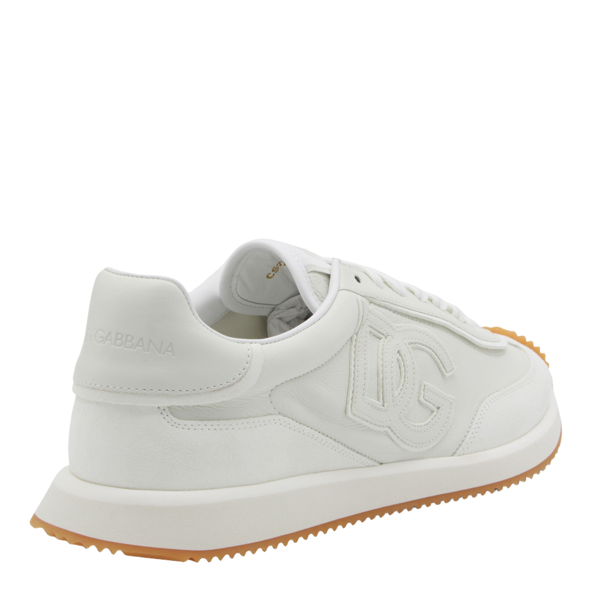 Low-Top Sneakers with Textured Logo