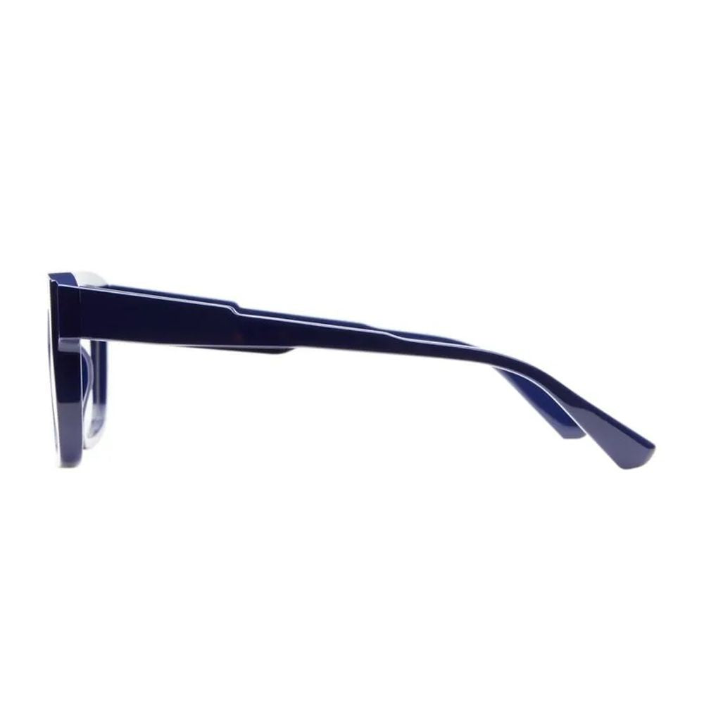 Mask K3 Rectangular Deep Blue Acetate Kuboraum Sunglasses