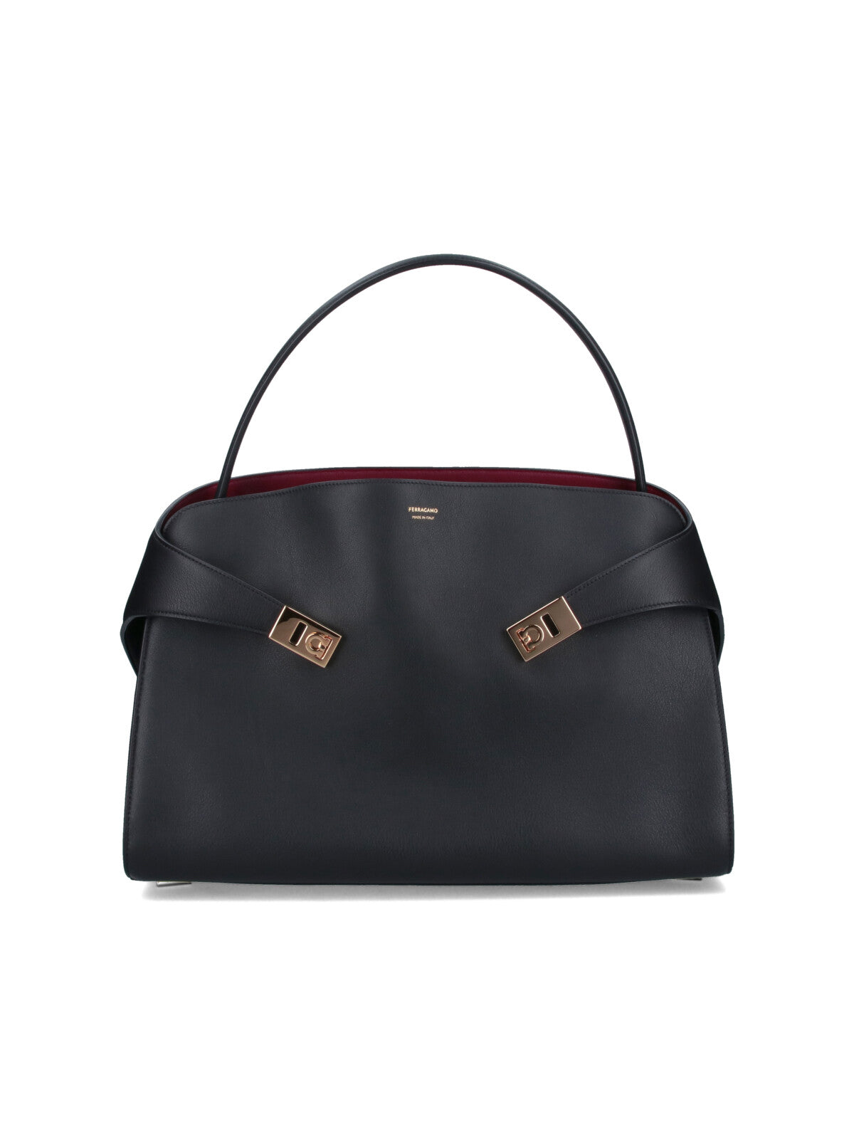 "Hug Soft" Large Shoulder Bag – Black