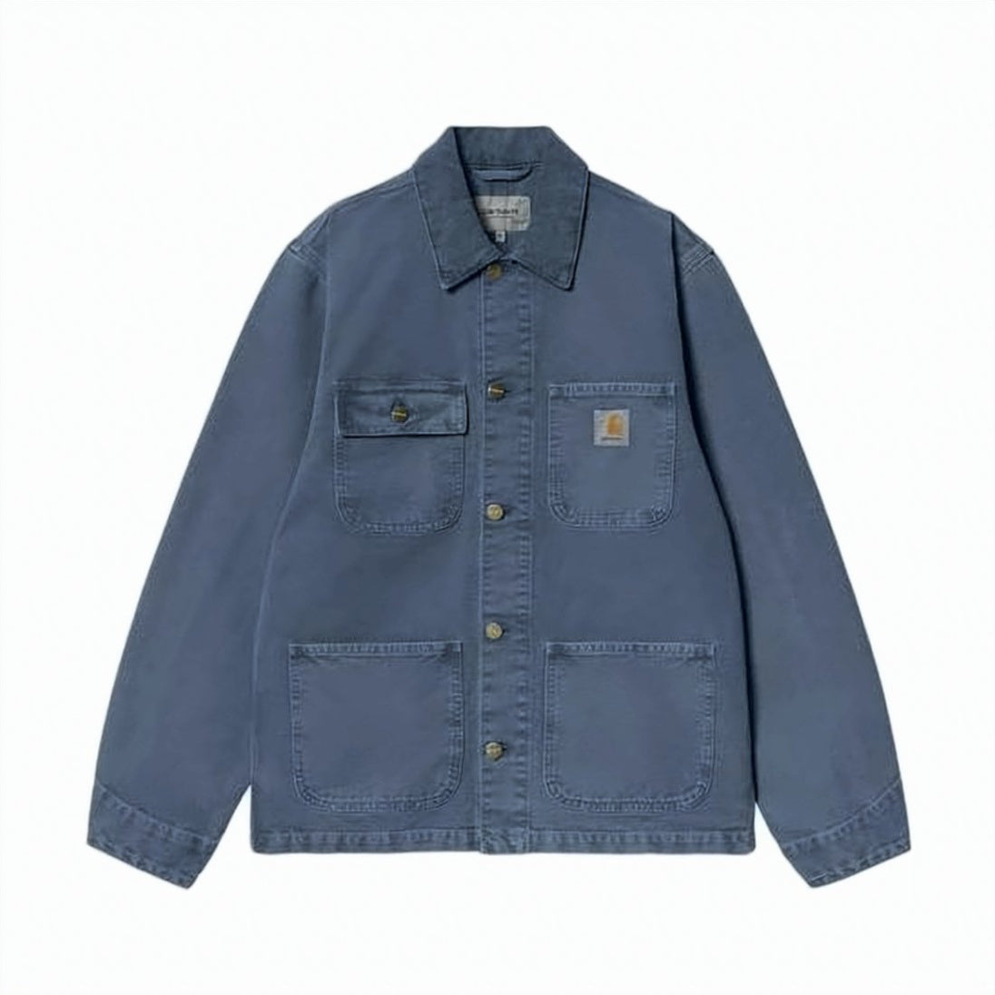 Workwear-Inspired Blue Organic Cotton Carhartt WIP Jacket