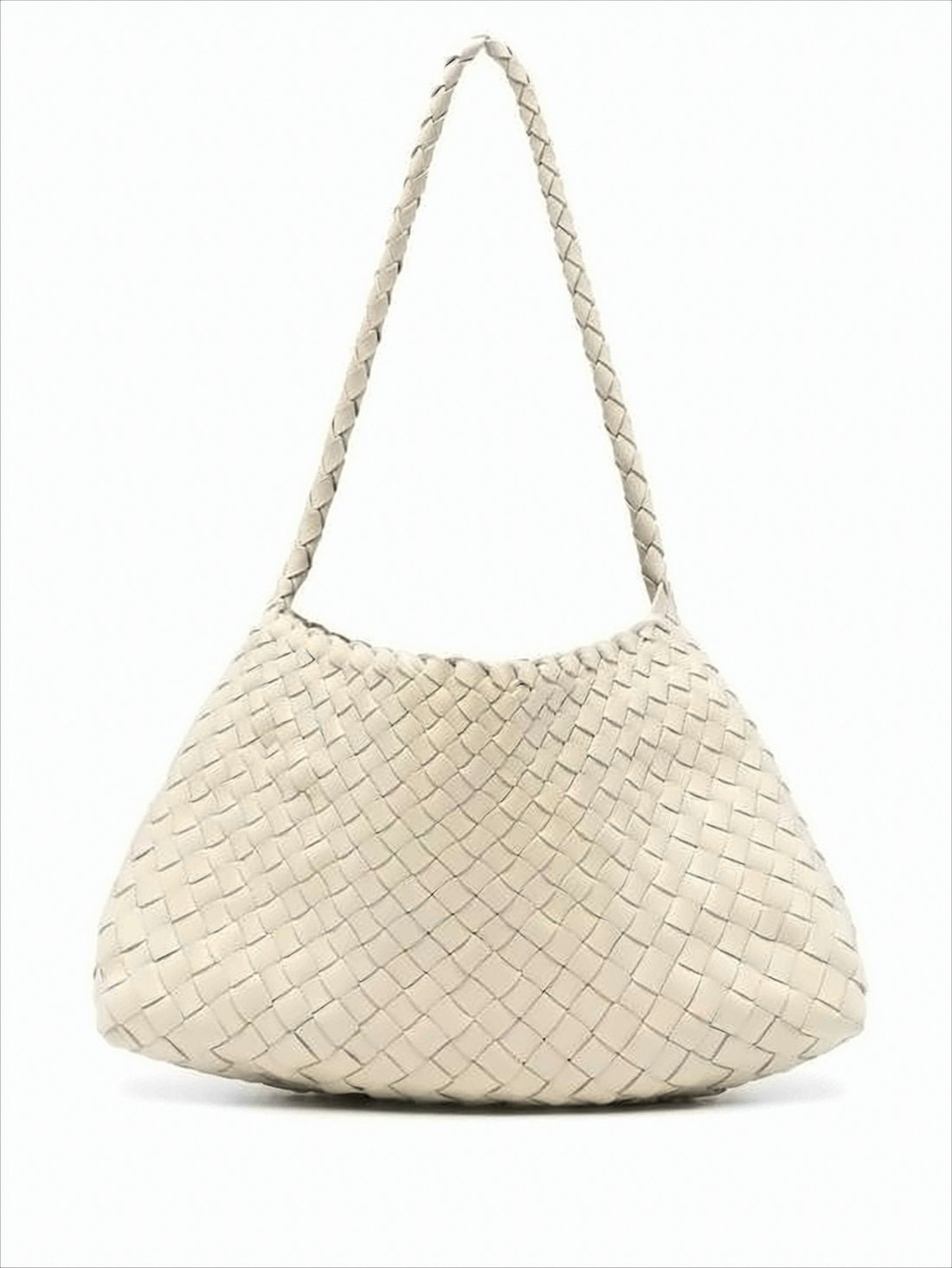 Soft Woven Buffalo Leather Shoulder Bag