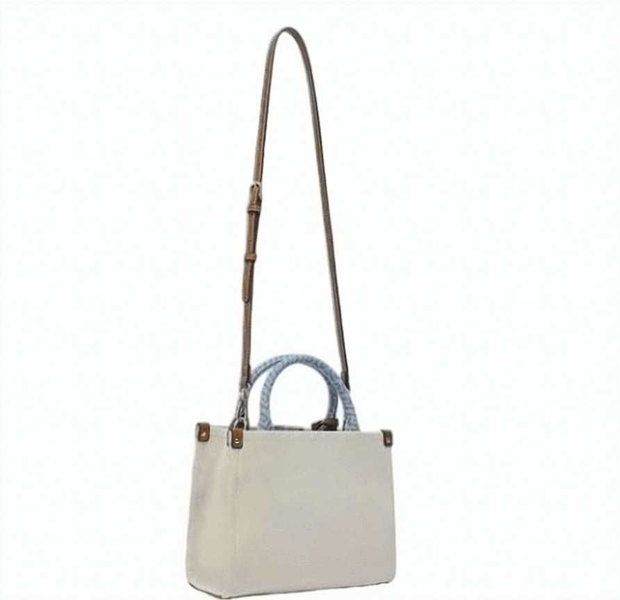 Jacquard Medium Shoulder Handbag