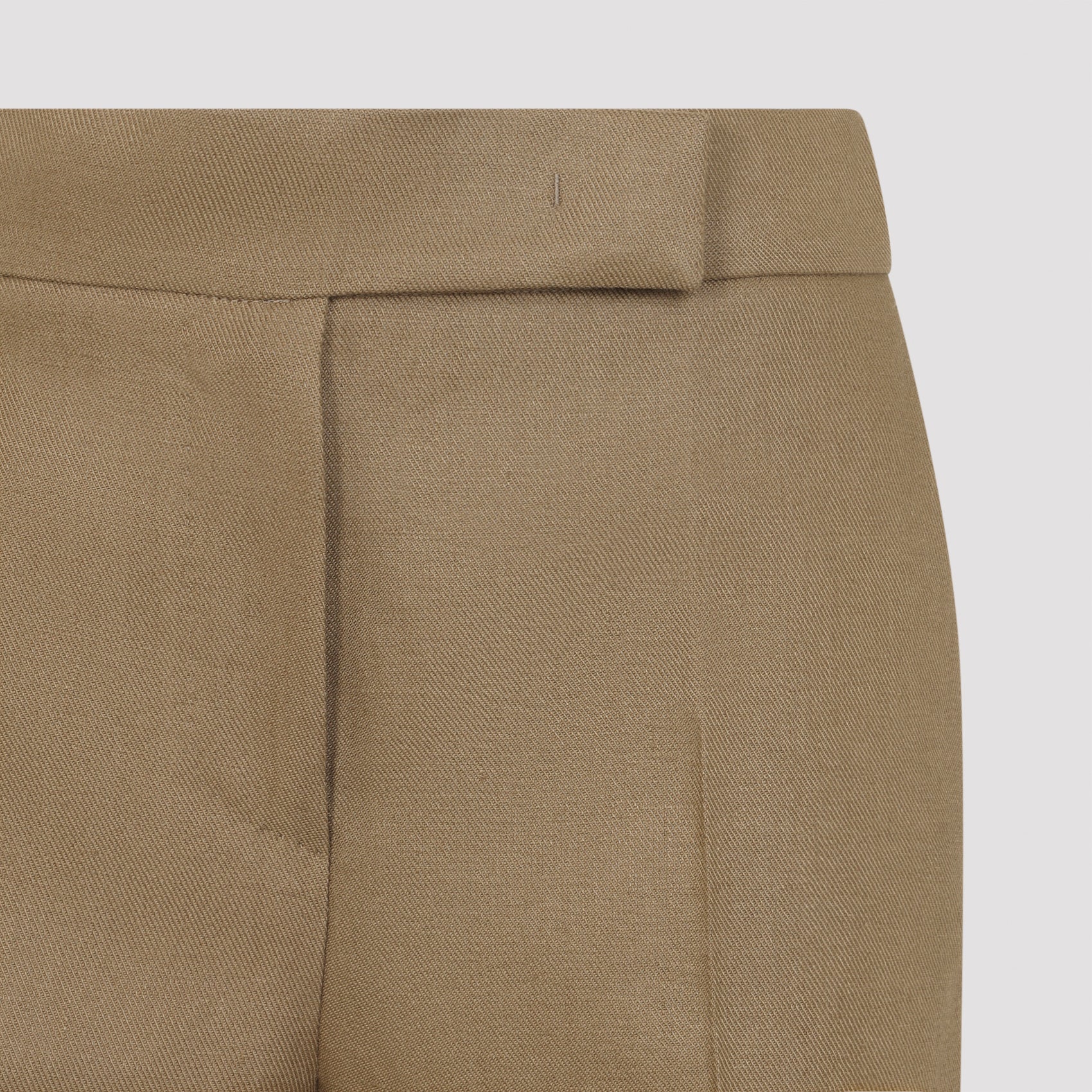 Brown Linen Trousers