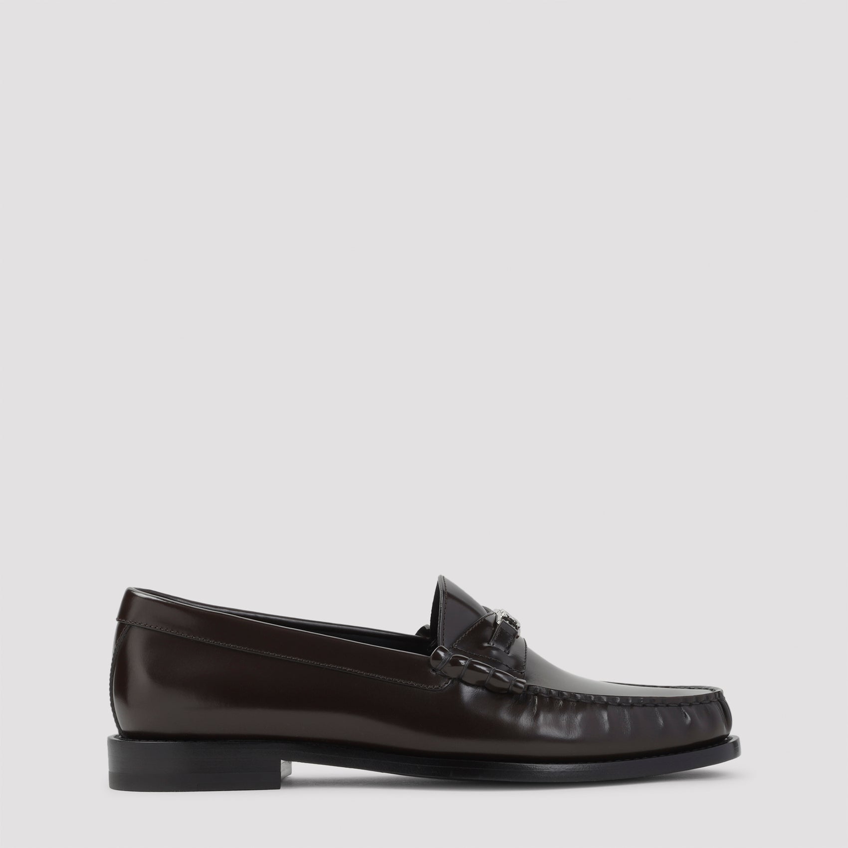 Triomphe 15 Brown Bull Leather Loafers