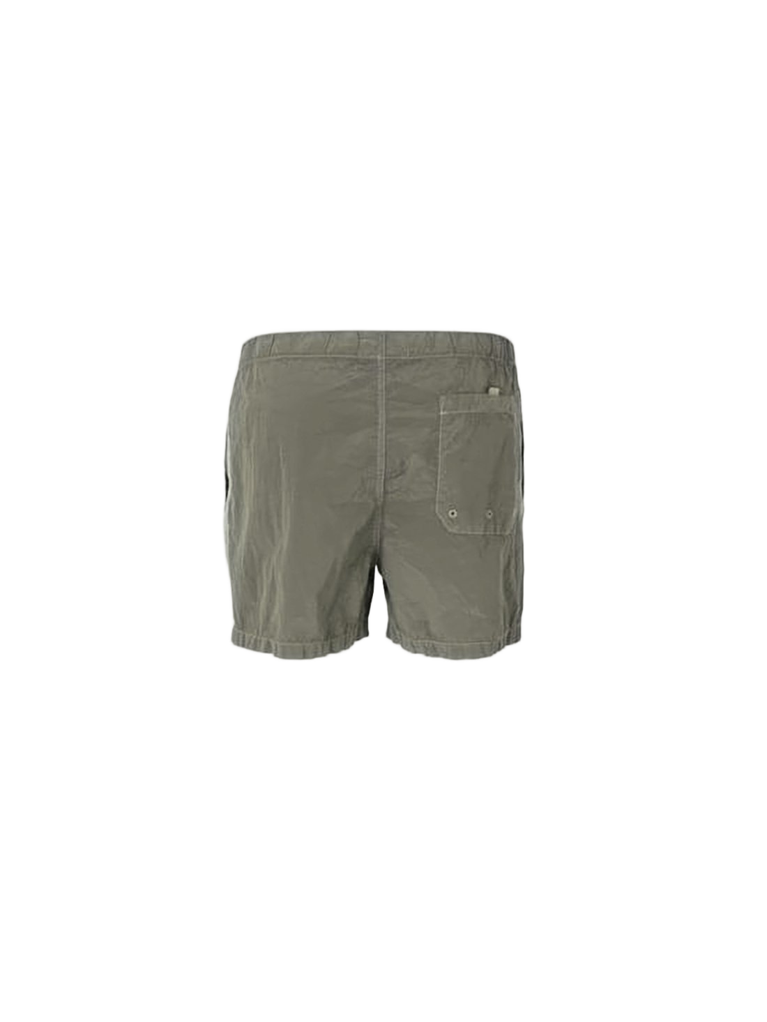 Compact Texture Olive Green Shorts