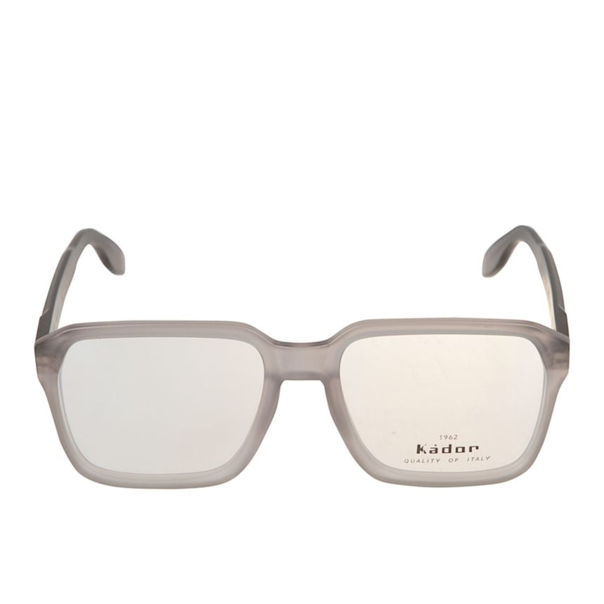 Big 4 Translucent Matte Grey Eyeglasses with Minimalist Design