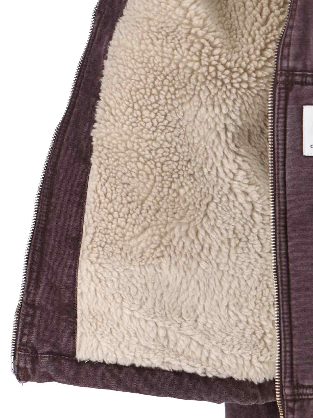 Purple Mitch Double-Zip Lambskin Lining Jacket