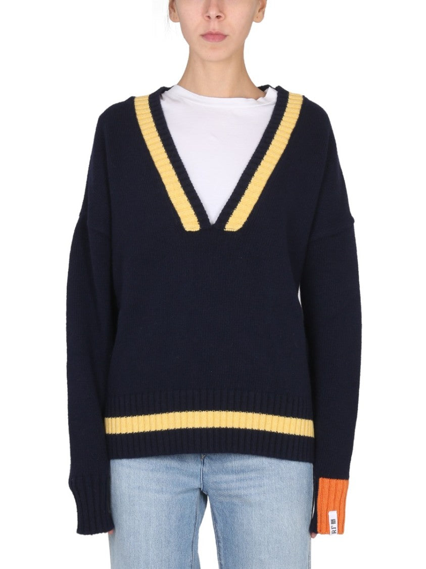 Relaxed V-Neck Jersey