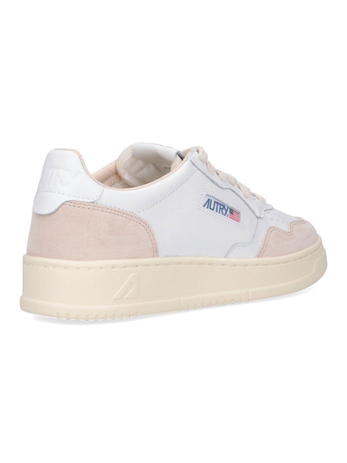 Low-Top Sneakers With Suede Accents And Logo Detailing