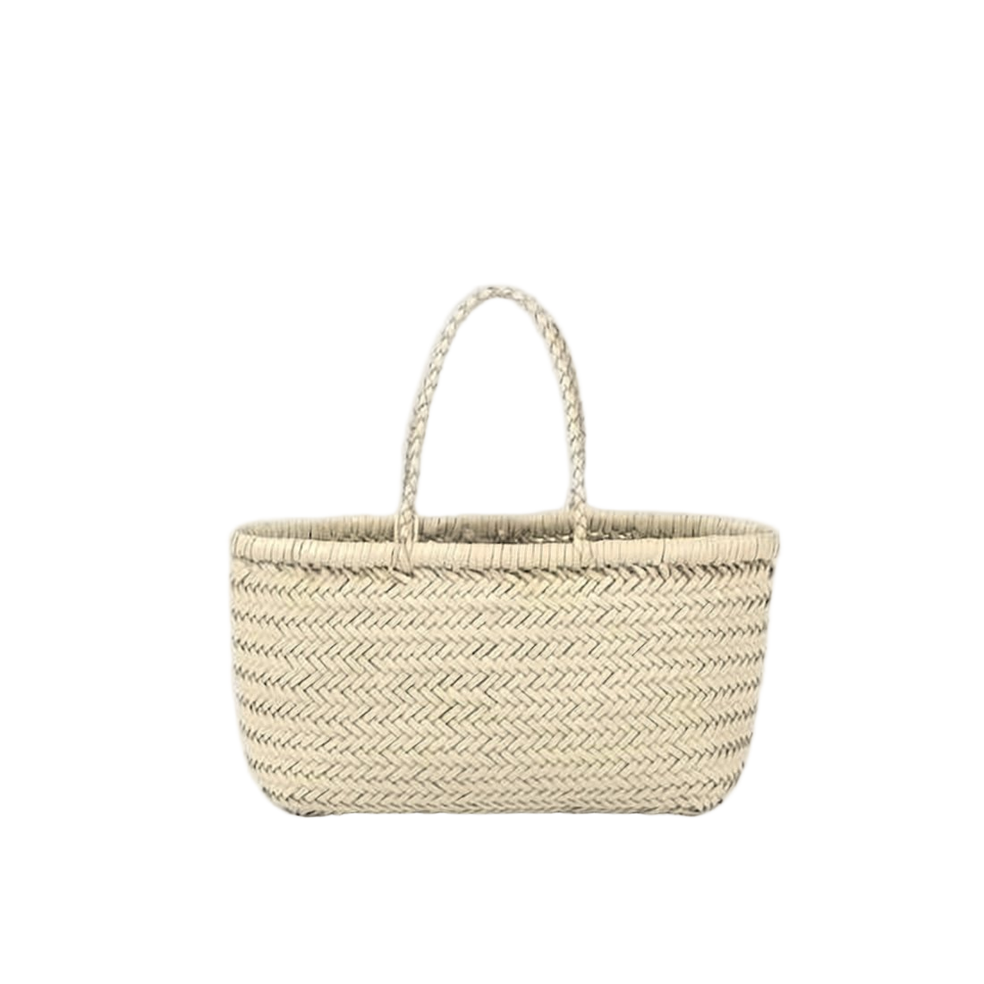 Woven Buffalo Leather Mini Tote Bag
