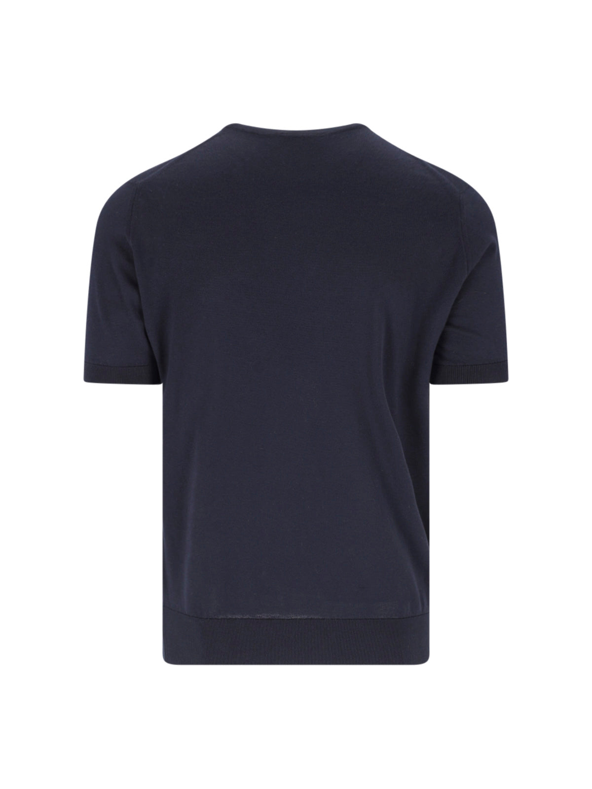 Navy Blue Sea Island Cotton T-shirt