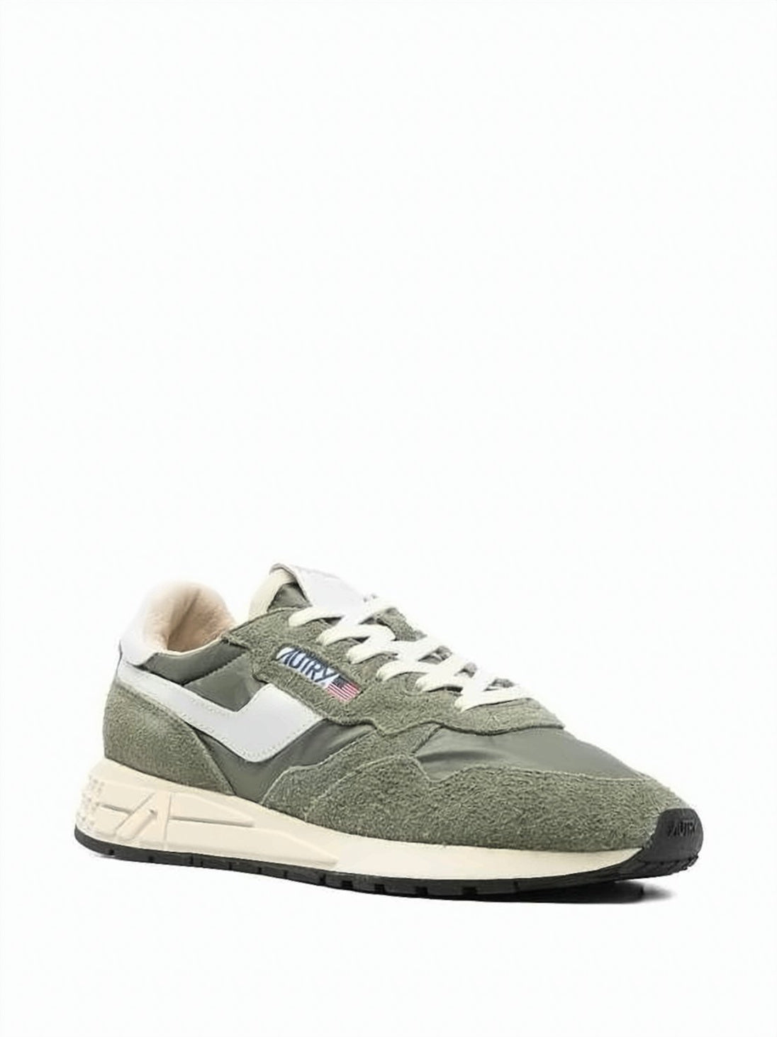 Textured Low-Top Sneakers with Suede