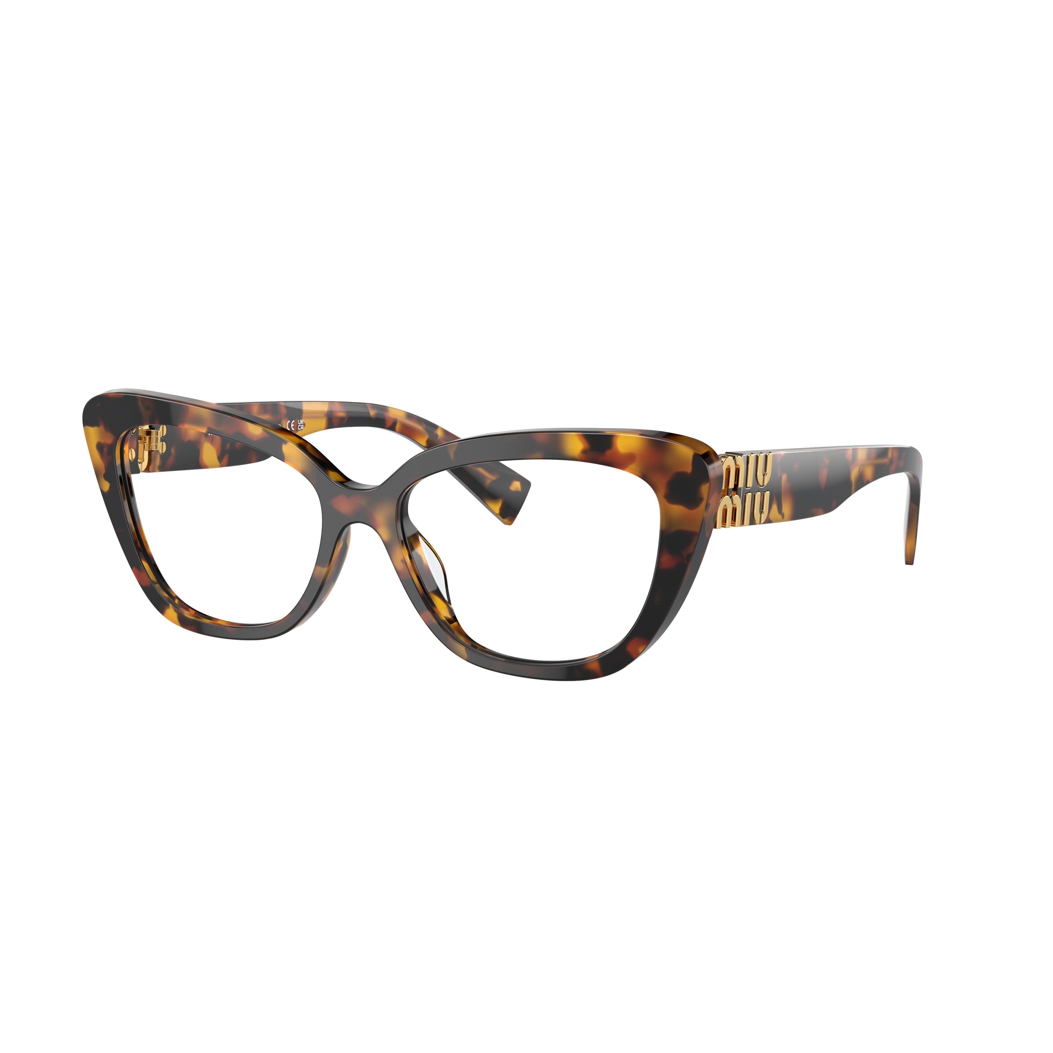 0mu 05vv Bold Cat-Eye Tortoiseshell Sunglasses