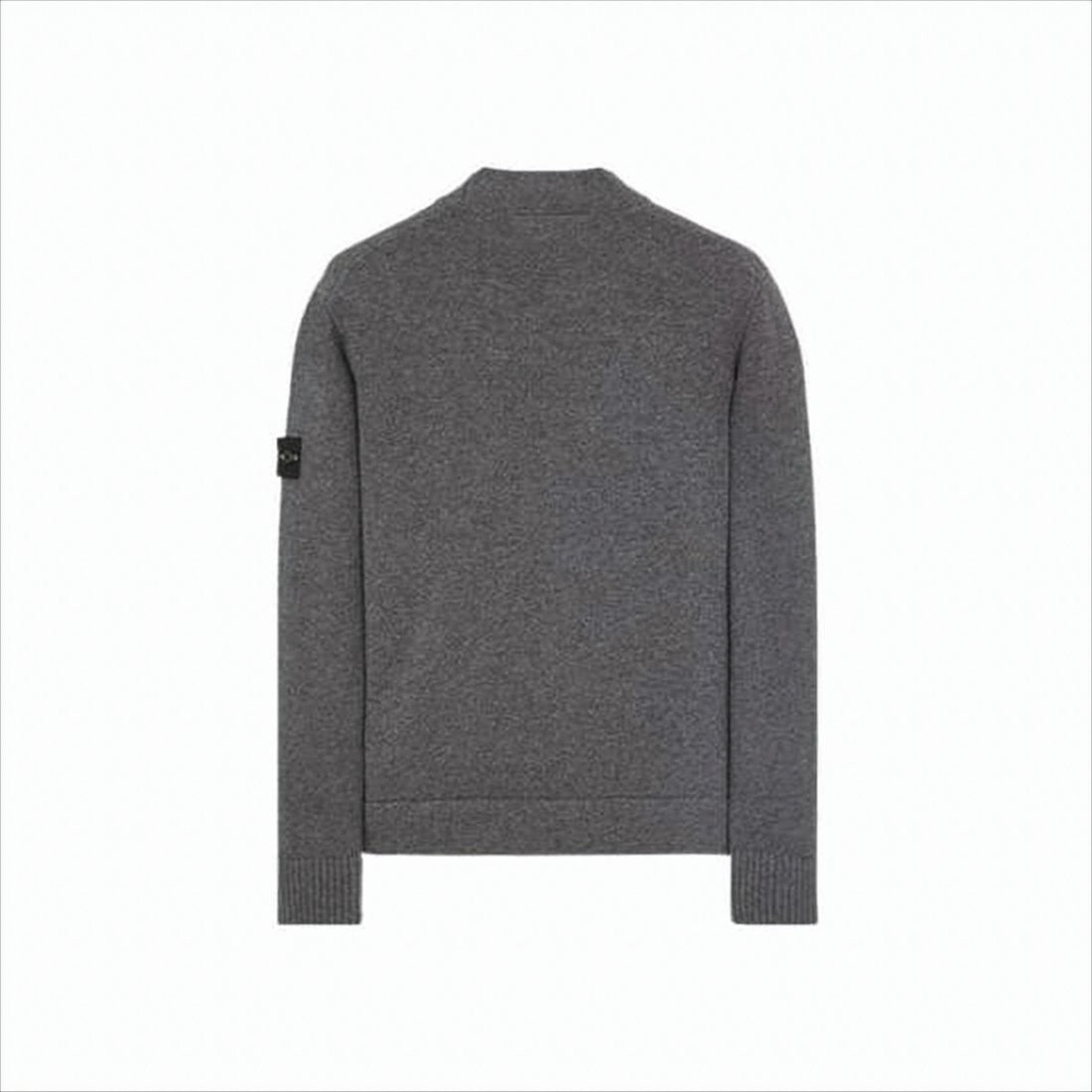 Classic Crew Neck Grey Sweater