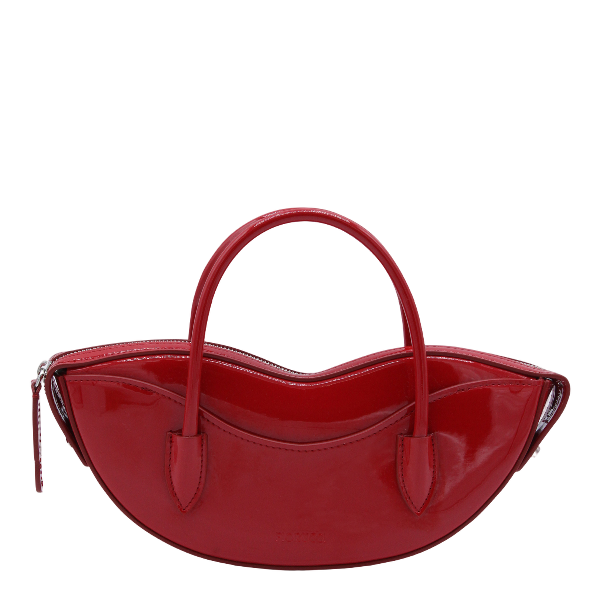 Crescent-Shaped Handbag