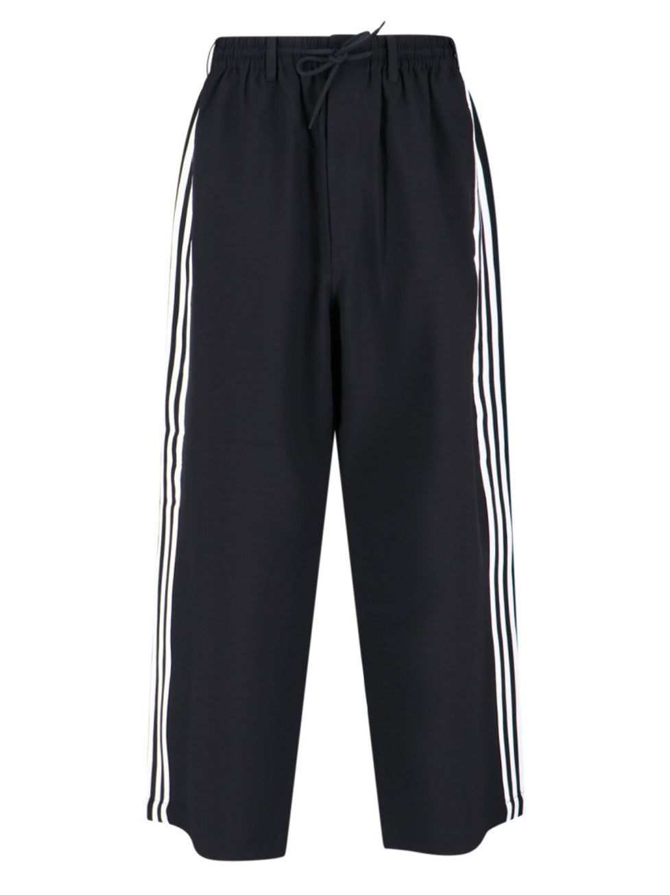3-Stripes Black Sport Trousers With Iconic Branding