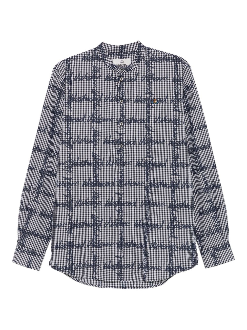 Black Gingham Check Shirt