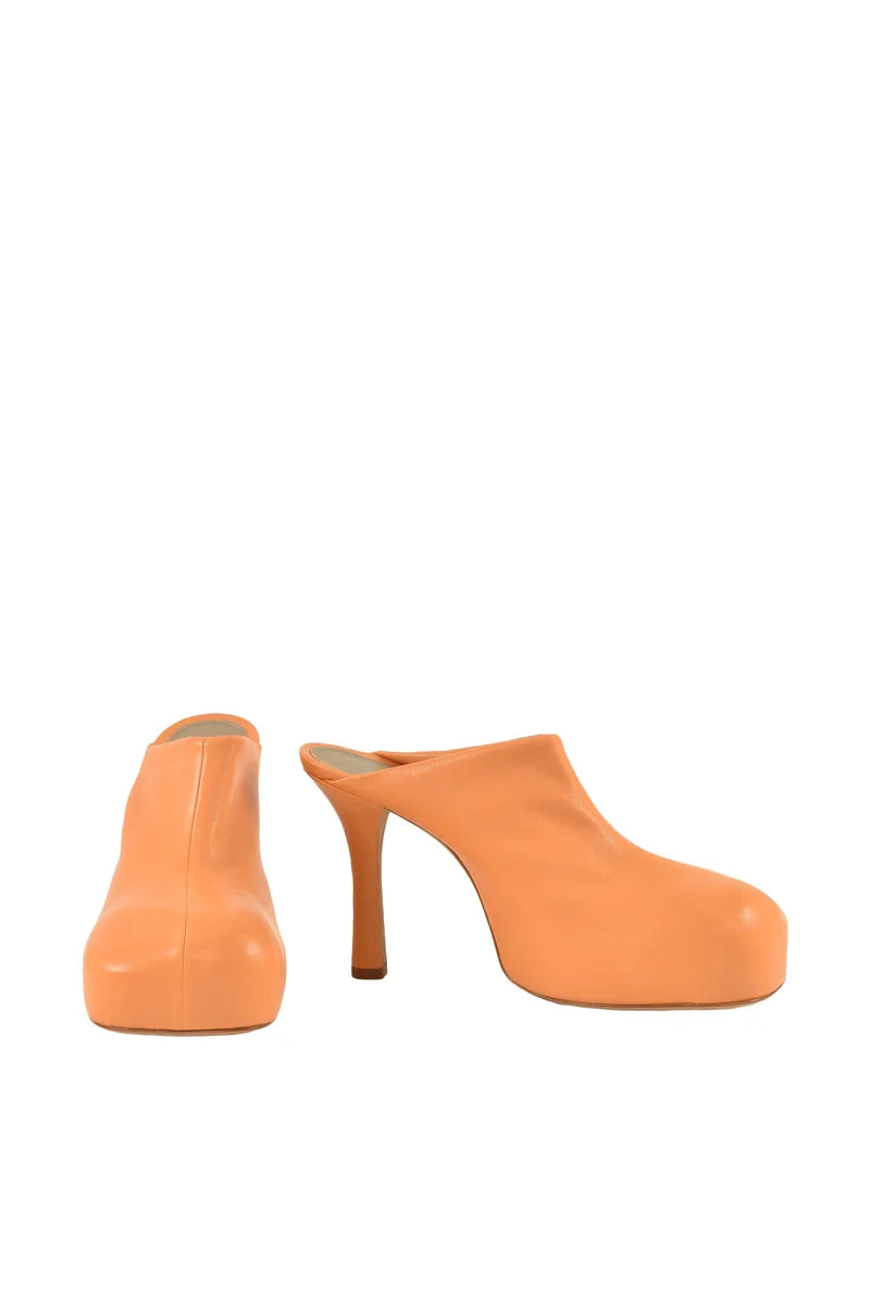 High Heel Mule - Orange