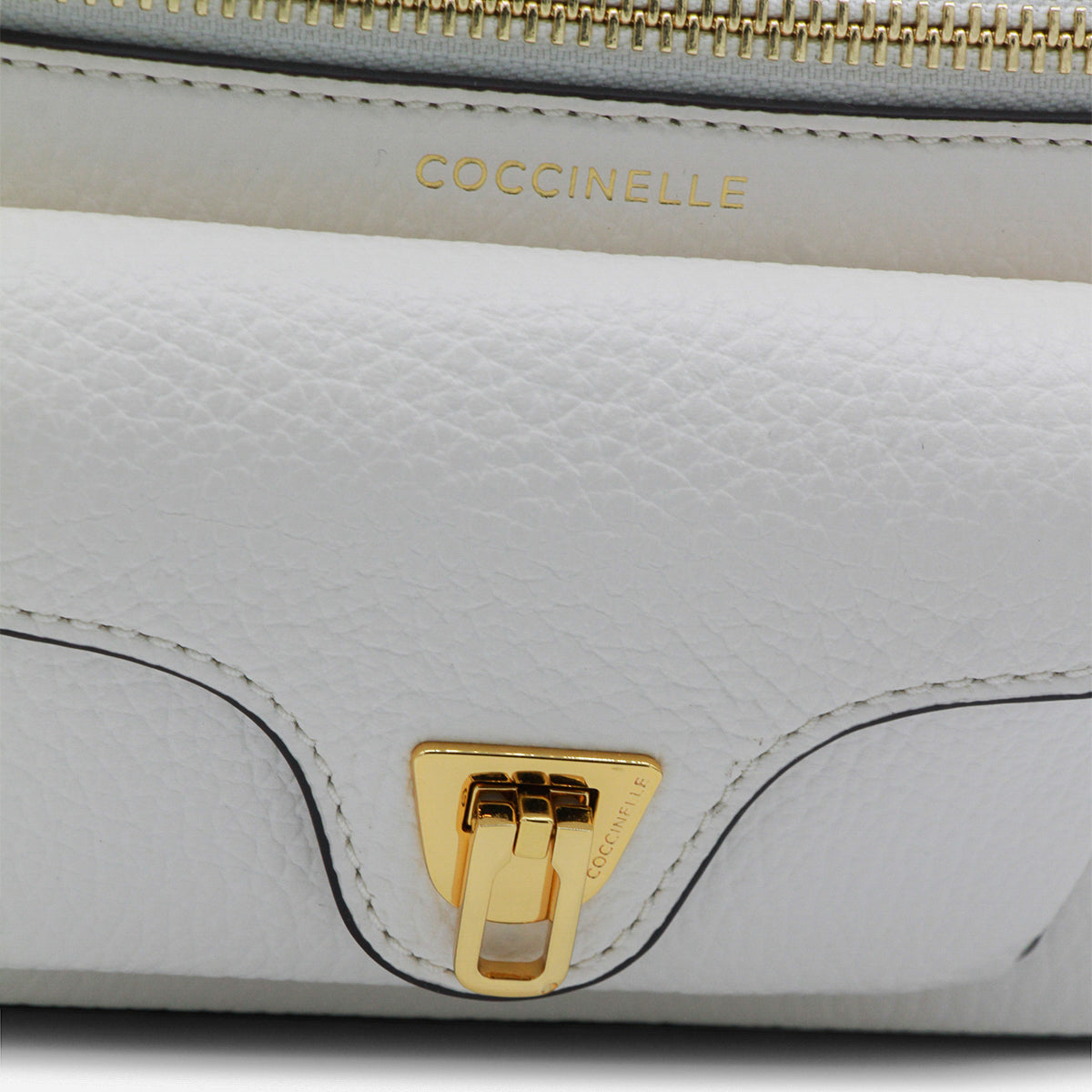 Structured Handbag with Pebbled Texture
