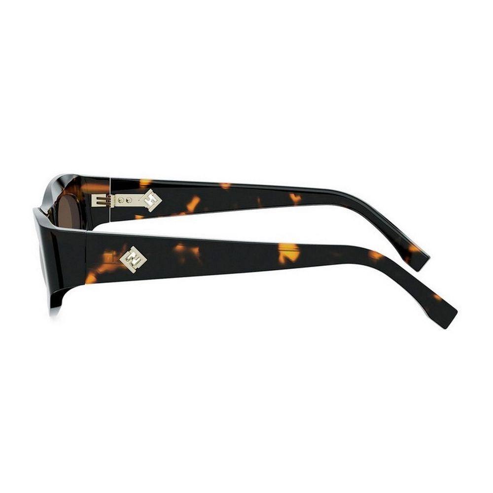 Ff Diamonds Thick Oval Acetate Sunglasses