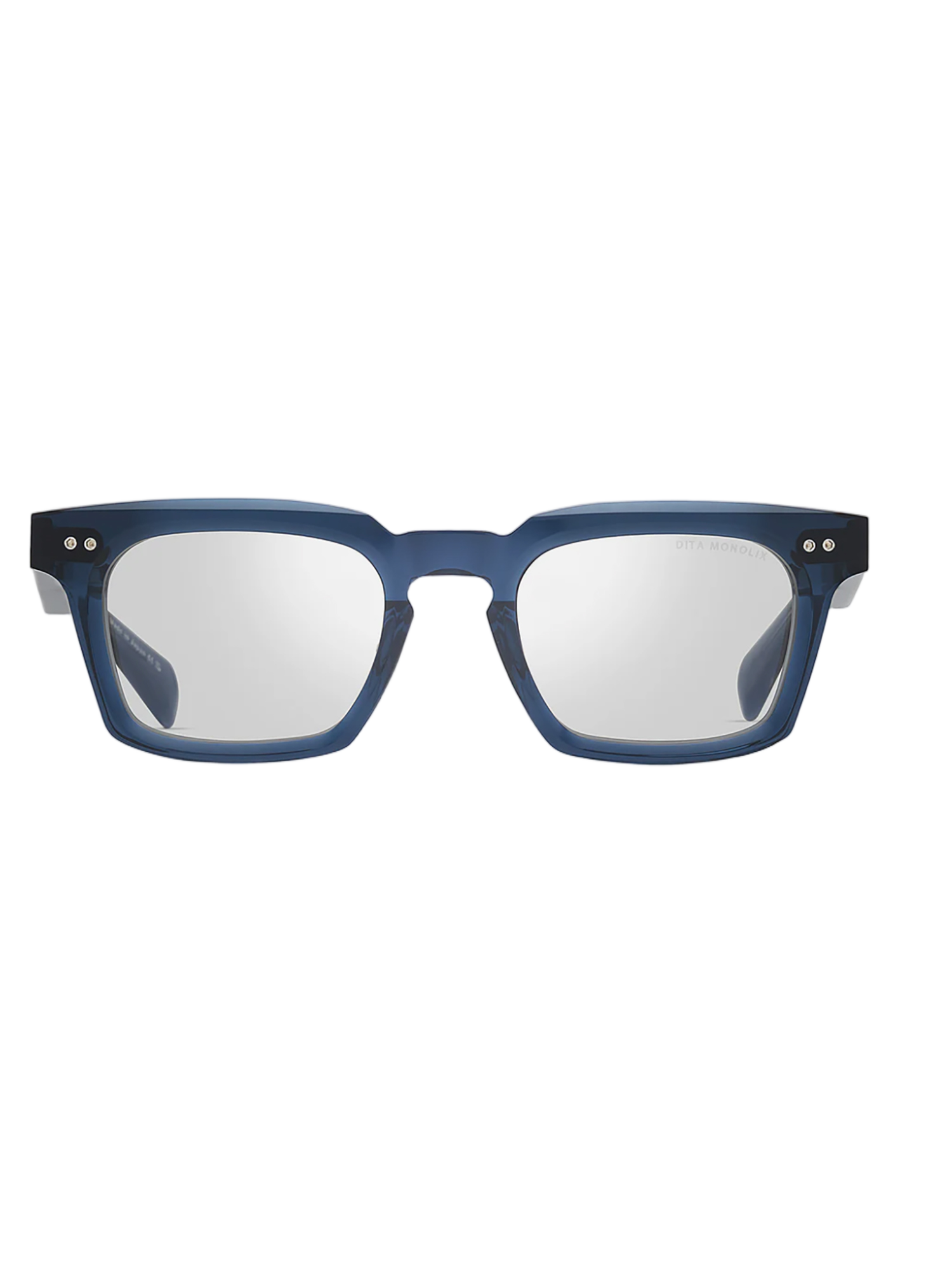 Rectangular Deep Blue Acetate Optical Frames