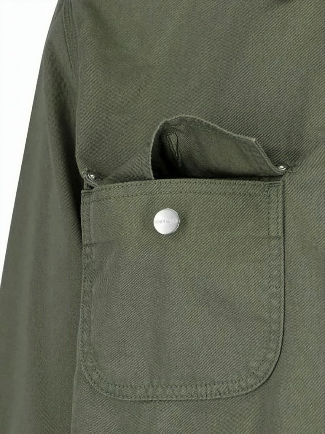 Boxy Cotton Jacket with Button-Up Front