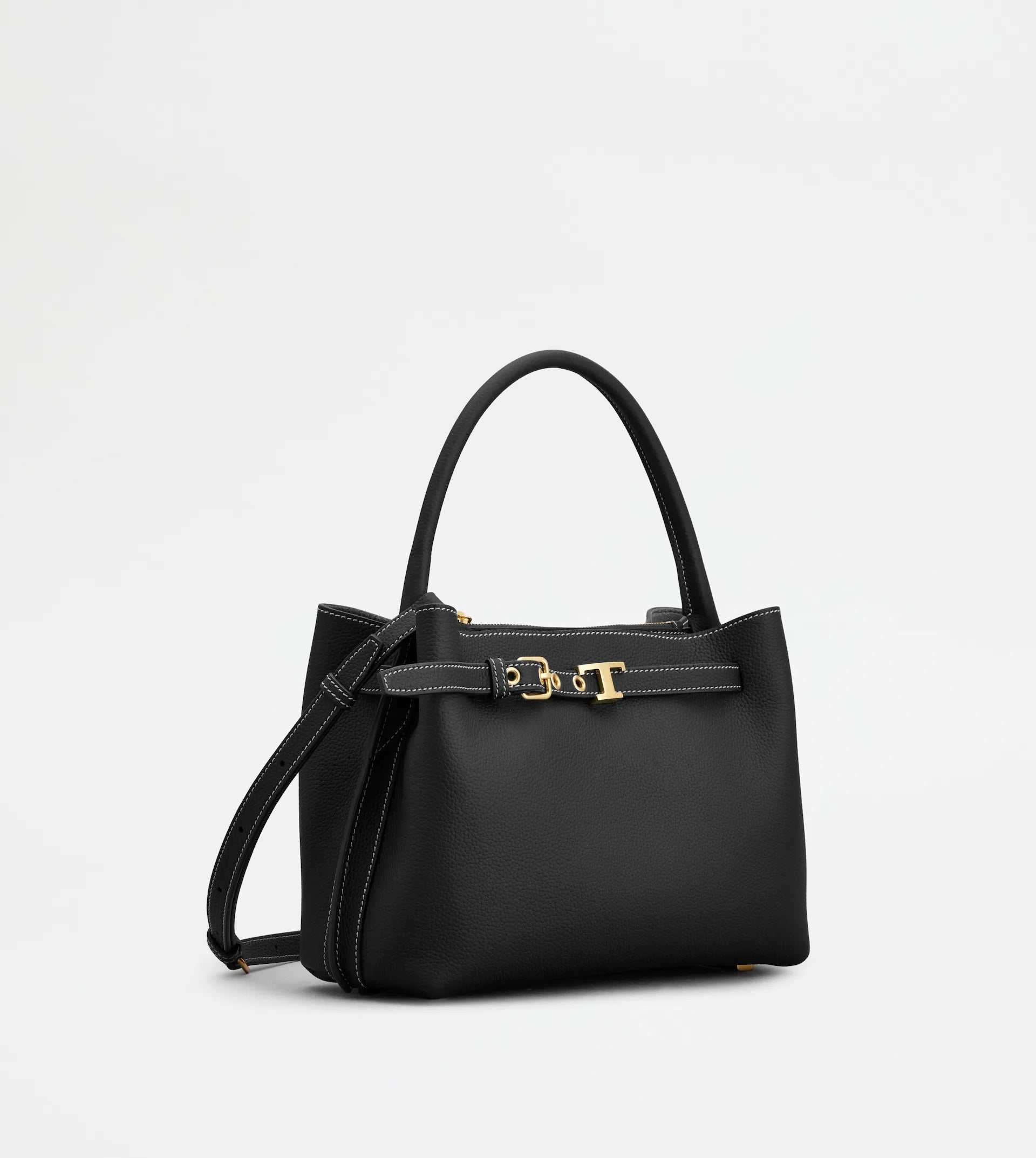 Black Tim Top Handle Mini Bag