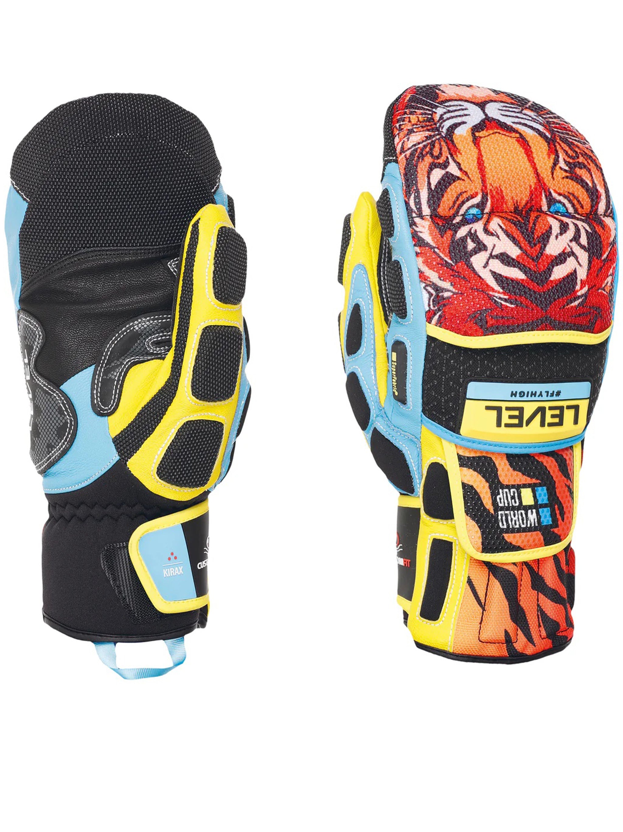 Yellow Moffola Worldcup Padded Tiger Gloves
