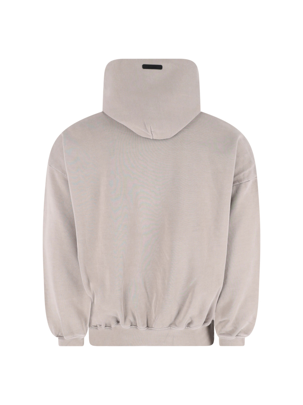 Black Oversized Arched Logo Hooded Sweatshirt
