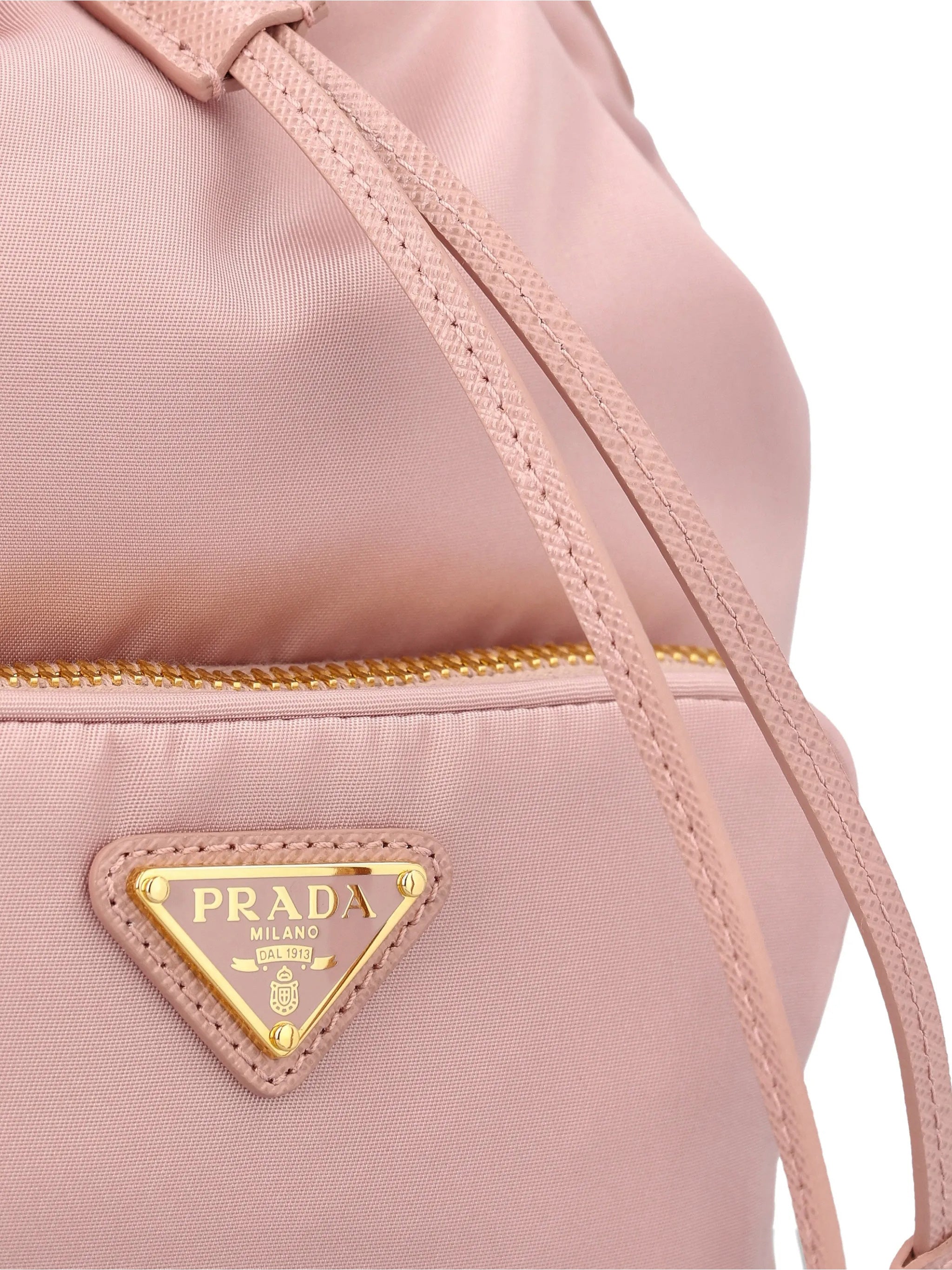 Soft Pink Duet Re-Nylon Bucket Bag