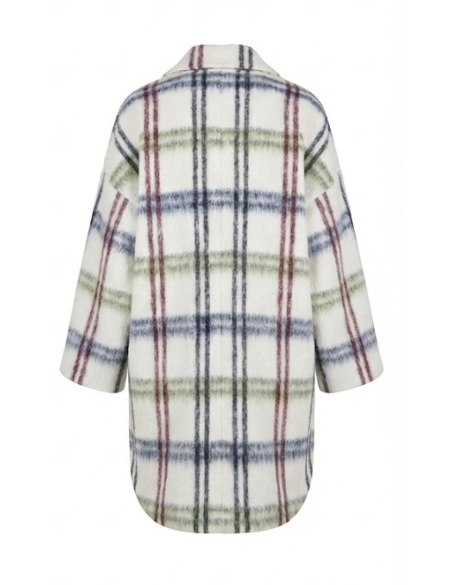 Monteleone Oversized Checked Wool Coat