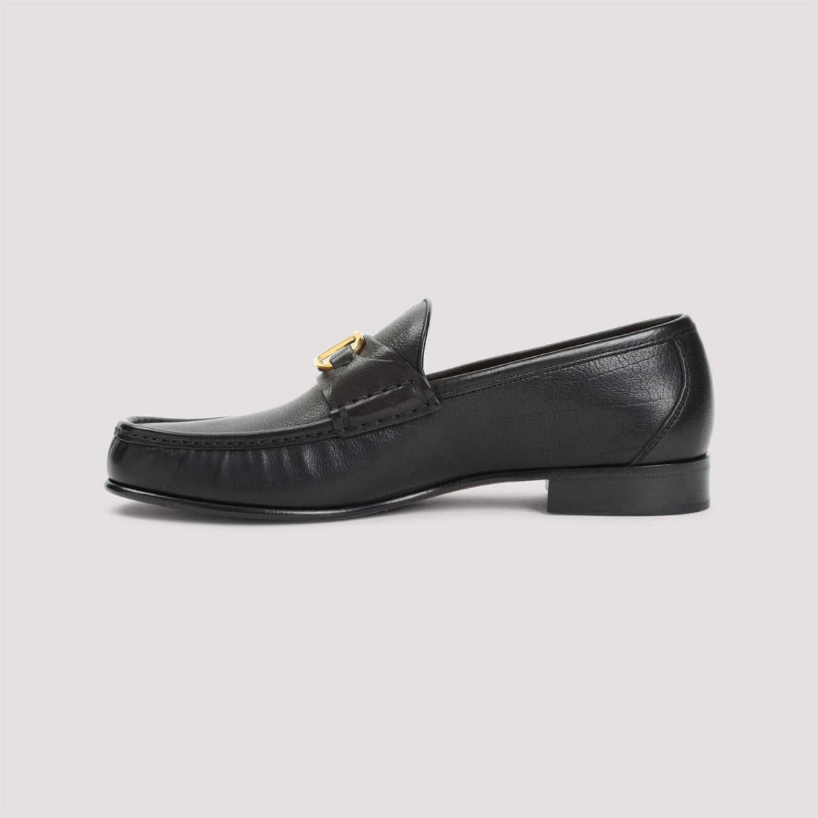 Elegant Black Leather Loafers